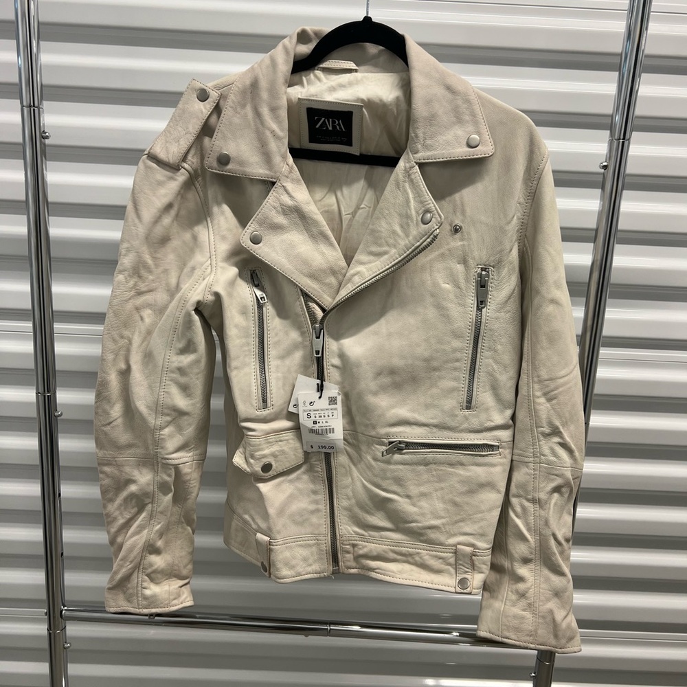 ZaraMan Leather Jacket- Small
